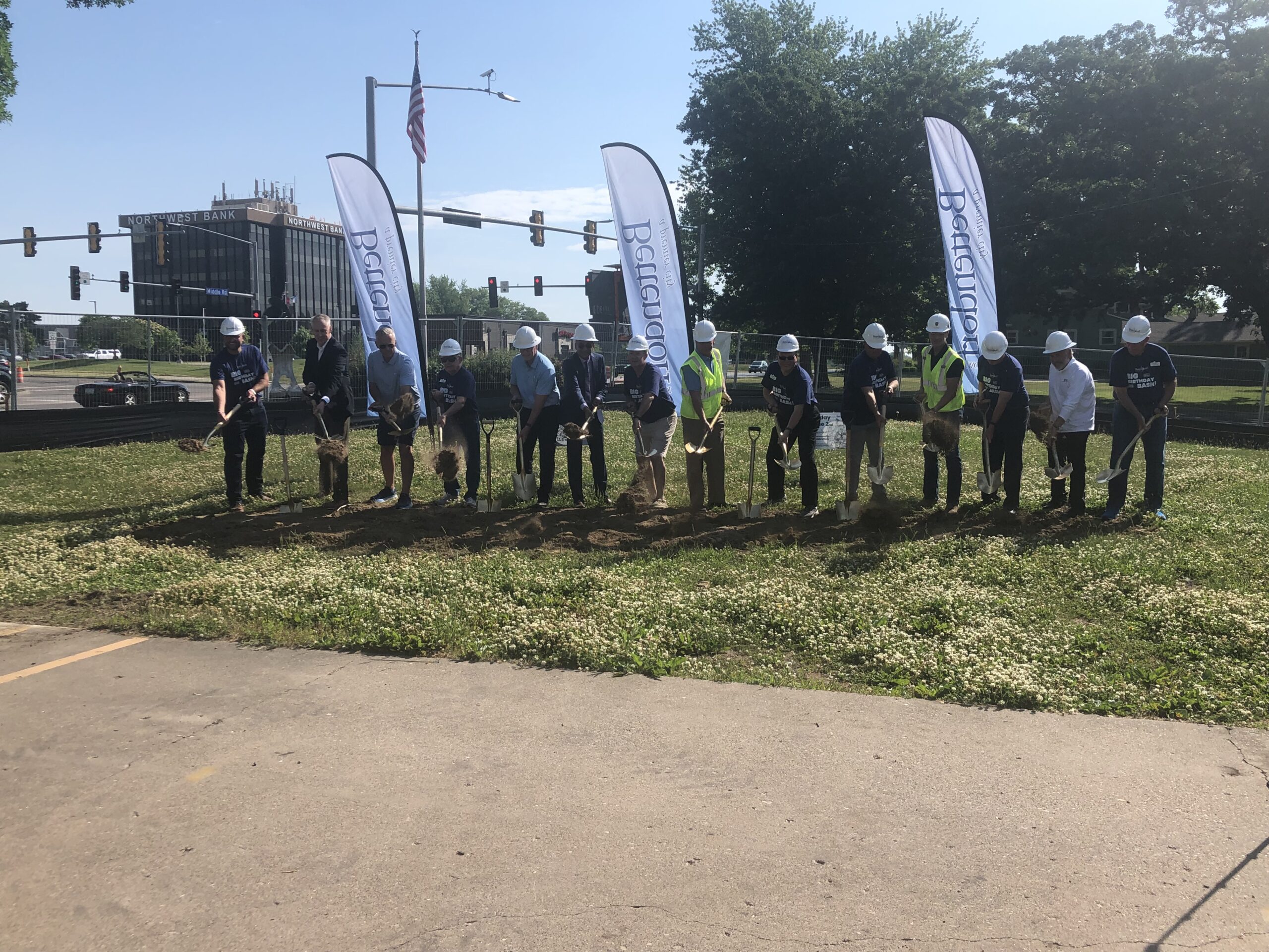 Bettendorf marks its birthday by breaking ground on The Landing