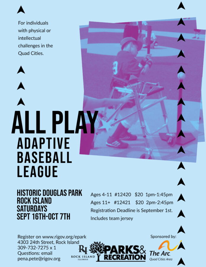 RI Parks to host adaptive baseball program