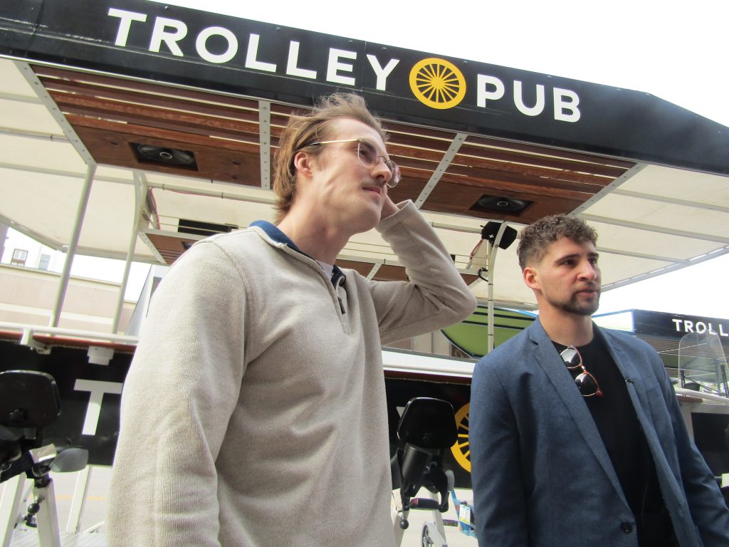 Pedal power Trolley Pub Quad Cities opens for business